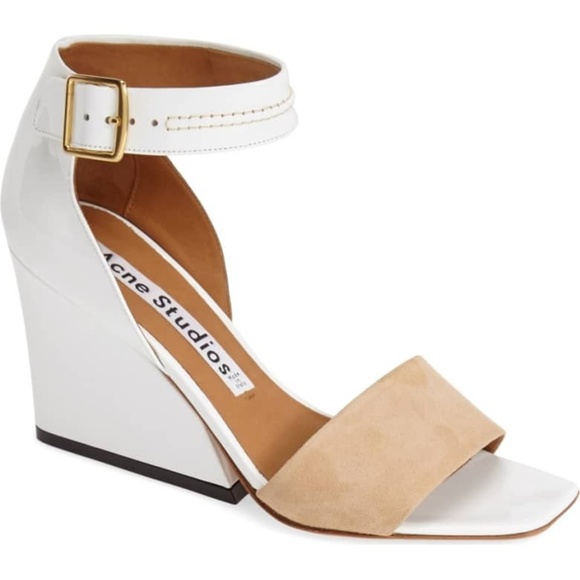 Acne Studios Shoes - Acne Studios 'Haze 85' Wedge Sandal- size 40